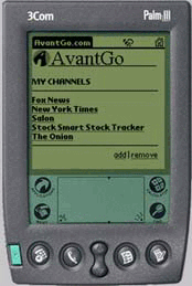 Palm Emulator screen