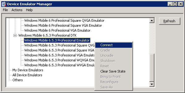device emulator manager