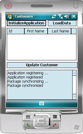 Customer List Screen
