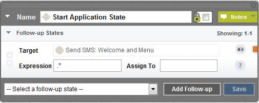 Start Application State