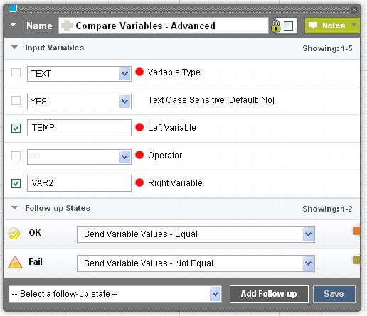 Compare Typed Variables
