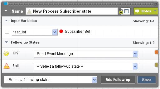 Process Subscriber State Editor