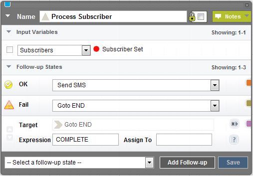 Process Subscriber State Usage Editor
