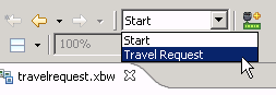Select Travel screen