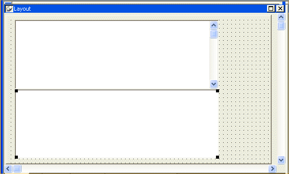 The sample shows the layout view.