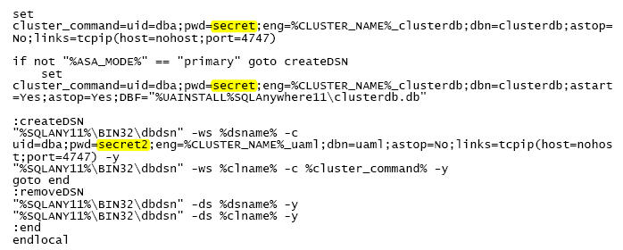 Create DSN Batch File