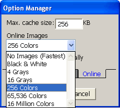 Image bit-depth selection on Win32 device