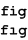 The word Fig written with lowercase I-dot and I-no-dot.