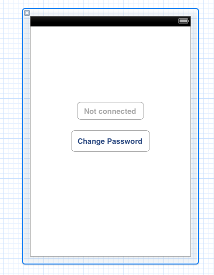 Create Change Password button