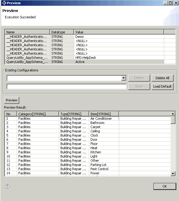 Transforming a Data Source for Linked Parameters