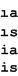 
      Strings sorted in the order I-no-dot a, I-no-dot s, I-dot a, I-dot s.
     