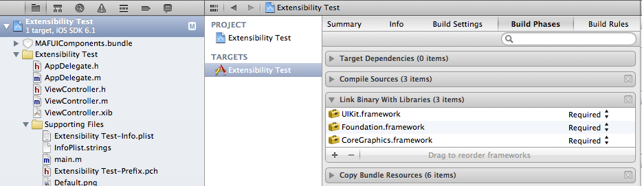 Link Binary with Libraries