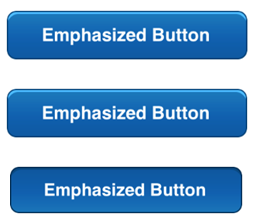 SAP Style Compliant Emphasized Button – Enabled, Disabled and Highlighted Versions