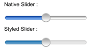 Comparison of Native and MAF Progress View Controls