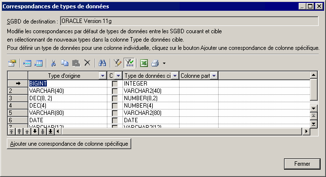 Custom Data Type Mappings