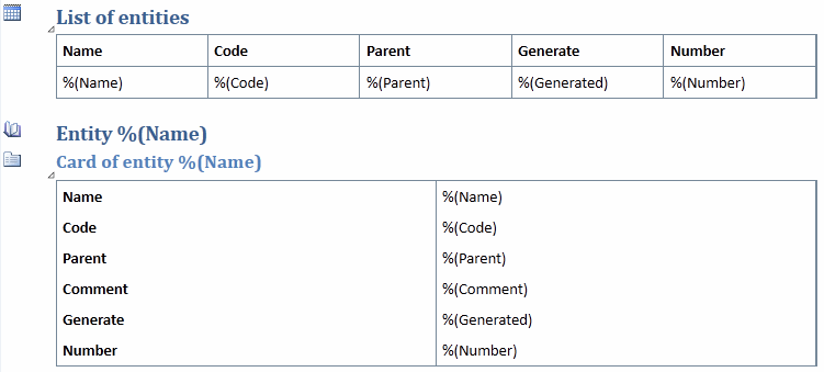 Reports - Card and List