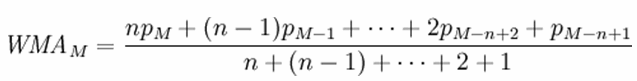 WEIGHTED_AVG calculation