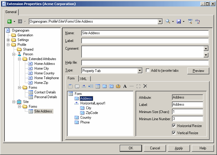 Example - Form in Form 1